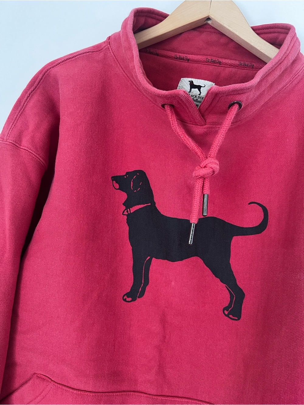 The Black Dog Pullover with Black Dog Graphic
